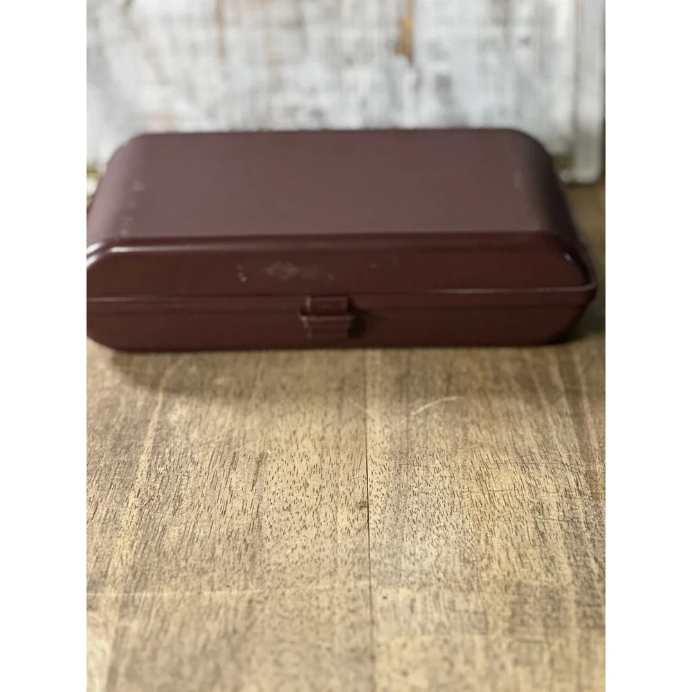 Vintage Tupperware Tuppercraft Brown Personal Valet‎ Travel Case Organizer #1624